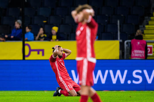 Virgiliu Postolachi of Moldova looks dejected