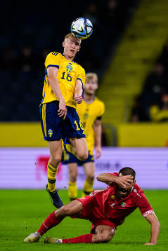 Hugo Larsson of Sweden and Vladislav Baboglo of Moldova