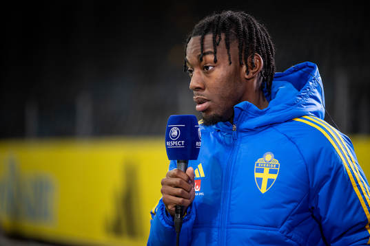 Anthony Elanga of Sweden