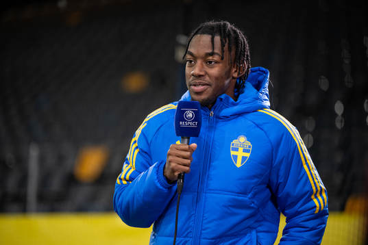 Anthony Elanga of Sweden