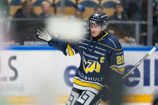 HV71s André Petersson jublar
