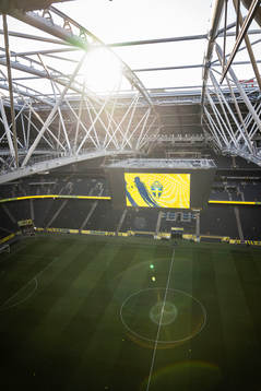 General interior view over Friends Arena