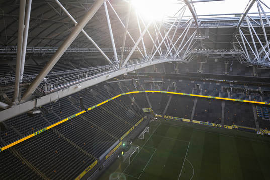 General interior view over Friends Arena