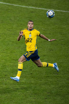 Robin Quaison of Sweden