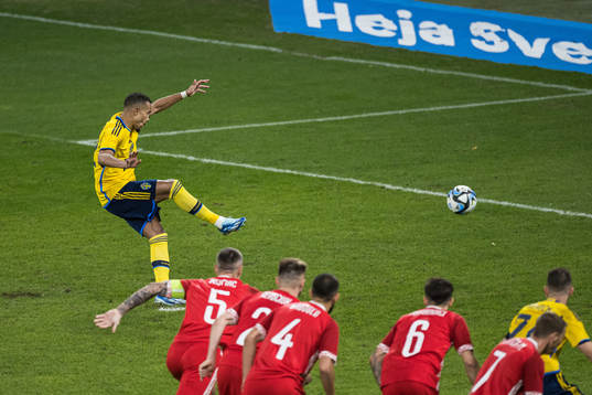 Robin Quaison of Sweden