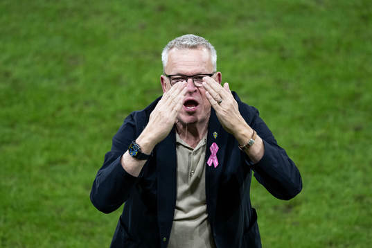 Head coach Janne Andersson of Sweden