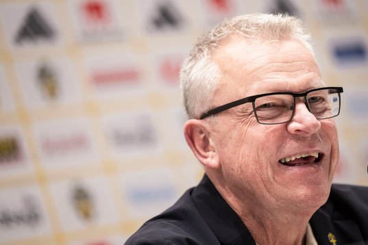 Head coach Janne Andersson of Sweden