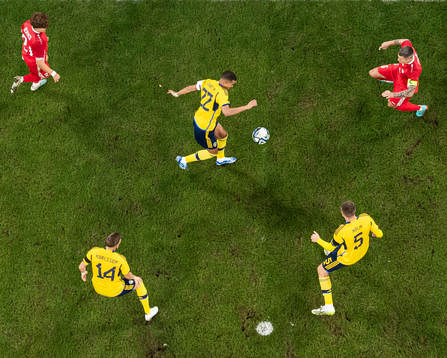Robin Quaison of Sweden