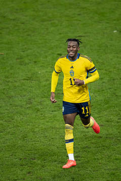 Anthony Elanga of Sweden