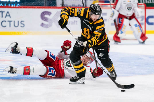 Frölundas Carl Klingberg och Skellefteås Pär Lindholm