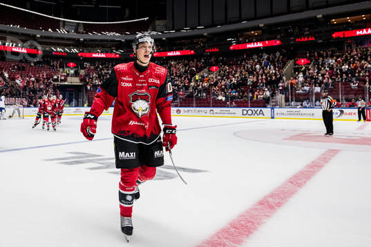 Malmö Redhawks William Von Barnekow jublar
