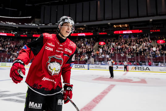 Malmö Redhawks William Von Barnekow jublar