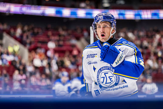 Leksands Patrik Noren jublar