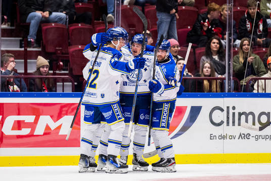 Leksands Patrik Noren jublar