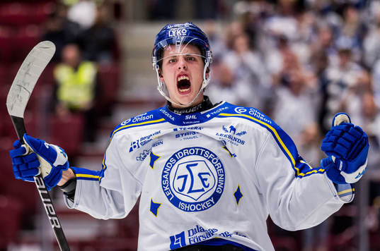 Leksands Anton Johansson jublar