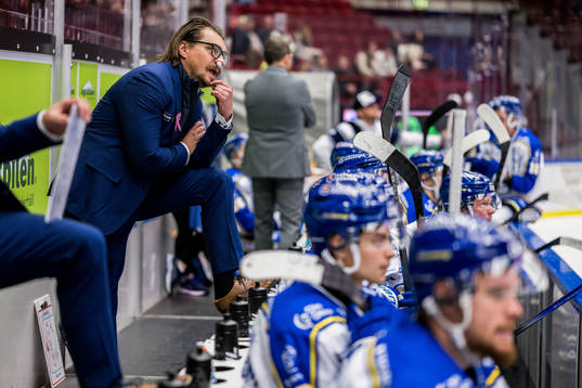 Leksands tränare Björn Hellkvist deppar