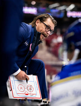 Leksands tränare Björn Hellkvist