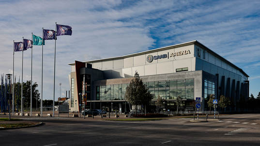 SAAB Arena före ishockeymatchen i SHL mellan Linköping