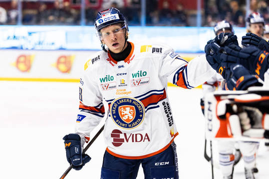 Växjös Marcus Sylvegård jublar