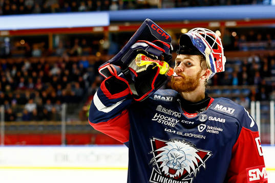 Linköpings målvakt Marcus Högberg