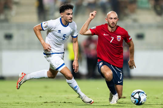 Charalampos Charalampous of Cyprus and Fredrik Aursnes of