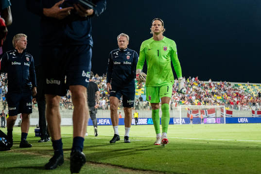 Goalkeeper Ørjan Håskjold Nyland of Norway