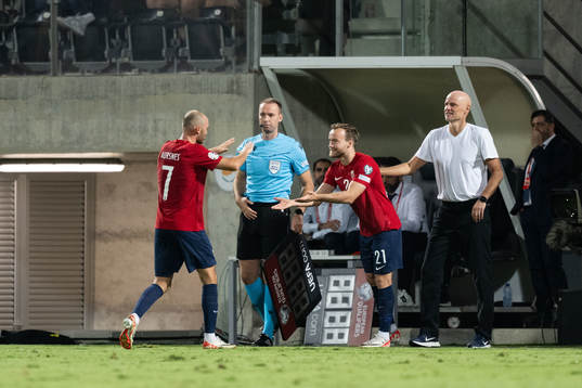 Fredrik Aursnes, Bård Finne and Head coach Ståle
