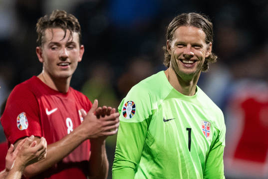 Goalkeeper Ørjan Håskjold Nyland of Norway