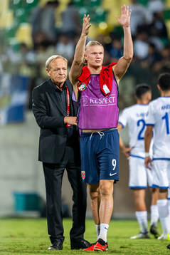 Geir Ellefsen, head of security of Norway, and Erling Braut