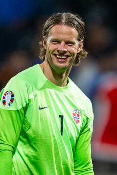 Goalkeeper Ørjan Håskjold Nyland of Norway