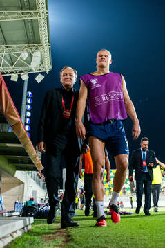 Geir Ellefsen, head of security of Norway, and Erling Braut