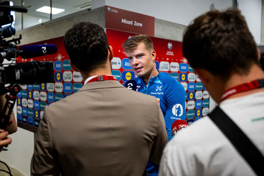Alexander Sørloth of Norway