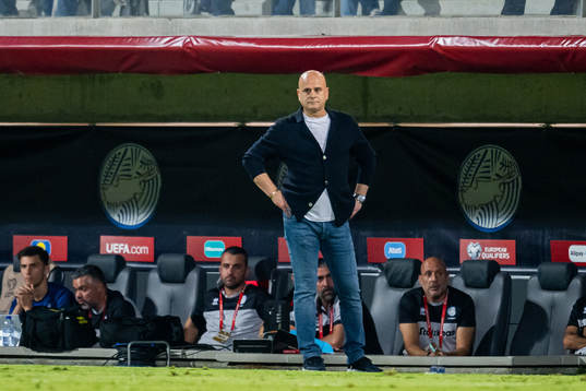 Head coach Temur Ketsbaia of Cyprus