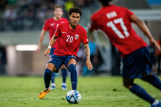 Antonio Nusa of Norway