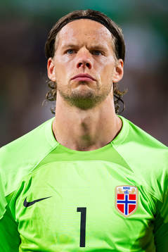 Goalkeeper Ørjan Håskjold Nyland of Norway