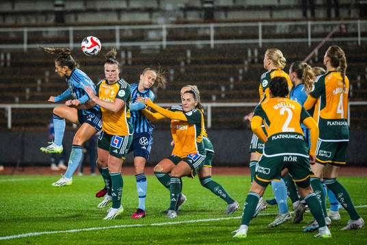 Djurgårdens och IFK Norrköpings spelare