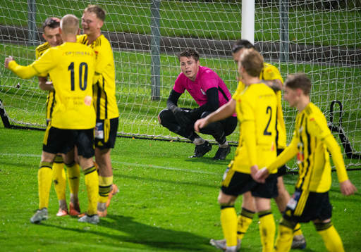 Balkans målvakt deppar över 8-0 i matchen i div. 2 mellan