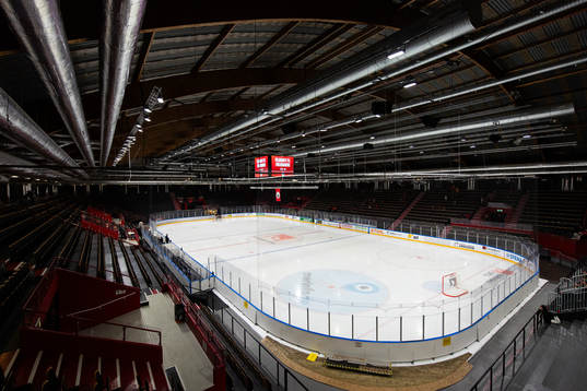Frölundaborg innan ishockeymatchen i SDHL mellan Frölunda