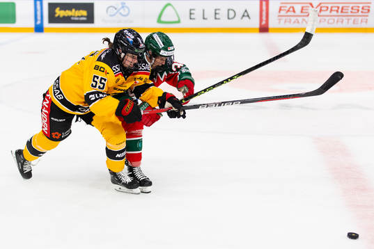Luleås Daniela Pejsova och Frölundas Michelle Karvinen