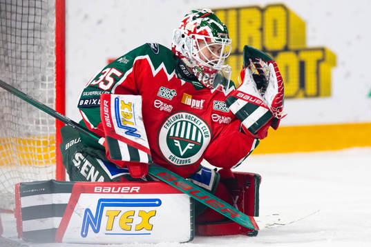 Frölundas målvakt Stephanie Neatby