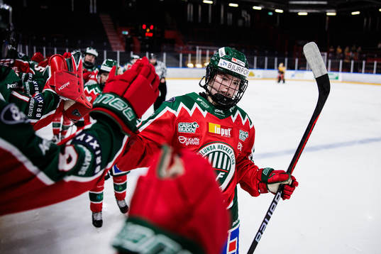 Frölundas Felicia Linder jublar