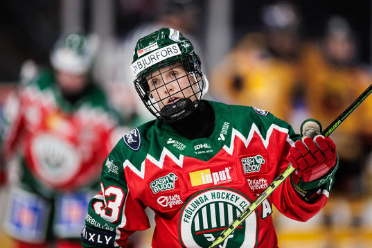 Frölundas Michelle Karvinen deppar