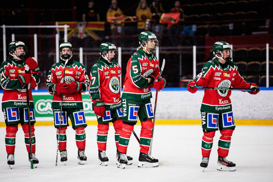 Frölundas spelare deppar