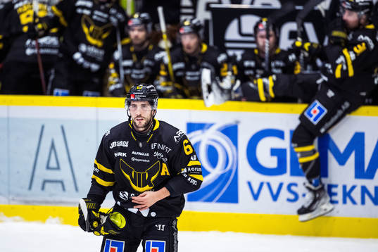 Västerås IKs Konstantin Komarek deppar