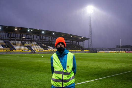 Rain over Falcon Alkoholfri Arena ahead the UEFA European