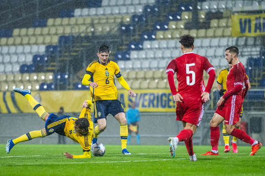 Yasin Ayari and Armin Gigovic of Sweden