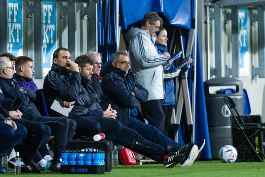 Head coach Stefan Stoica of Moldova