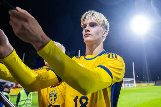during the UEFA European Under-21 Qualifier football match