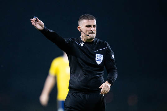 Referee Trustin Farrugia Cann