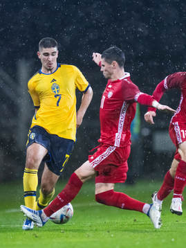 Mayckel Lahdo of Sweden and Daniel Danu of Moldova